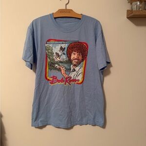 Bob Ross Artistic Blue T-Shirt